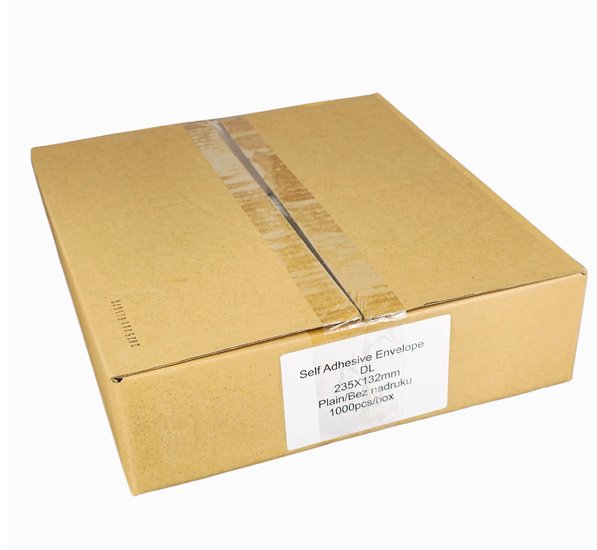 Doklejka DL self adhesive envelope op. 1000 szt.