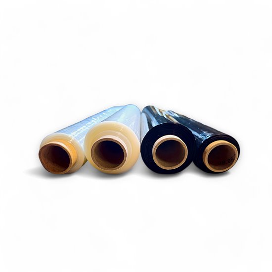 TRANSPARENT FOLIA STRETCH RĘCZNA 23MIK. 1,20KG. NETTO 1 rolka