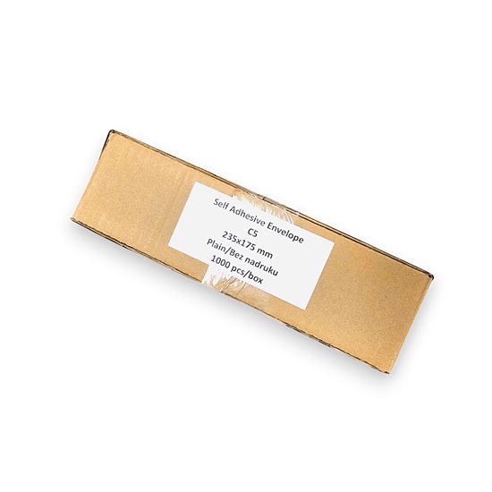 Karton wysyłkowy 370x250x70 mm RECYKLING gabaryt A (c5)