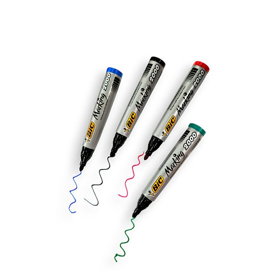 MARKER OKRĄGŁA KOŃCÓWKA 2300-09  ZIELONY BIC