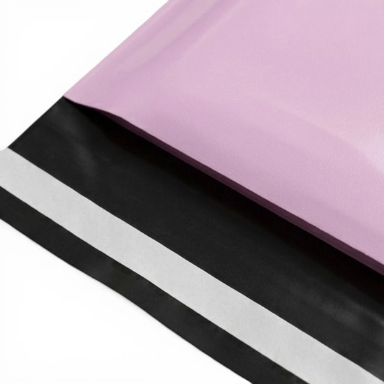 KALENA ® Foliopak kurierski torba kurierska 350X450+50 mm RÓŻOWY 50 szt.