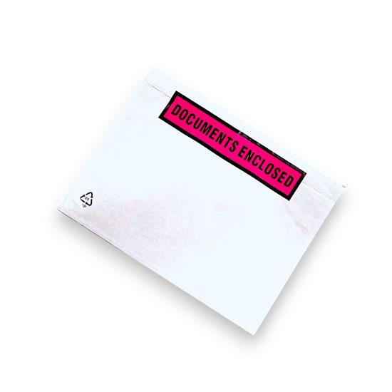 DOKLEJKA C5 Z NADRUKIEM (DOCUMENTS ENCLOSED) SELF ADHESIVE ENVELOPE (CF) op. 250 szt.