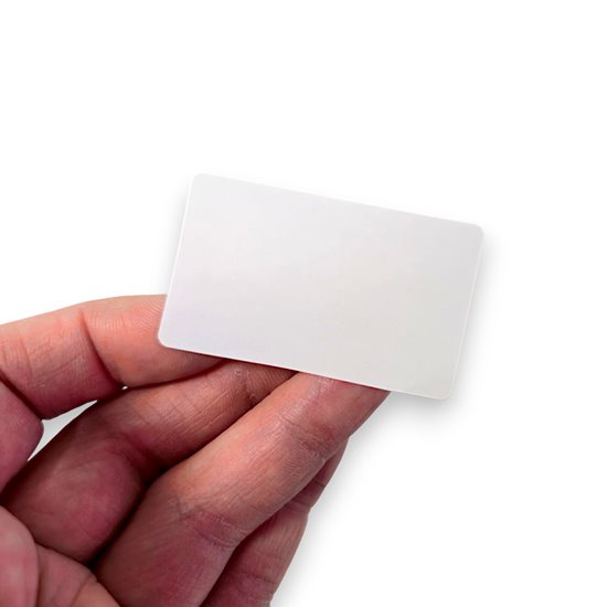 Etykieta termotransferowa biała 30X50 mm FI 76 1800 SZTUK - 1 rolka