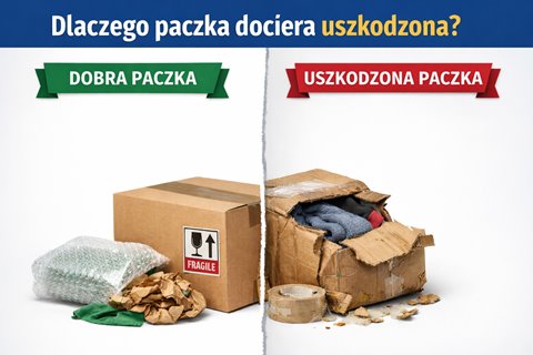Dlaczego paczka dociera uszkodzona?