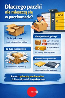 Dlaczego paczki nie mieszczą się w paczkomacie?