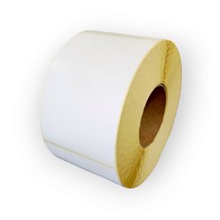 ETYKIETA TERMICZNA BIAŁA 100X150MM PERFORACJA FI 76 1 rolka 1000 szt. (CF)