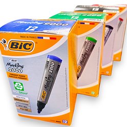 MARKER OKRĄGŁA KOŃCÓWKA 2300-09  ZIELONY BIC