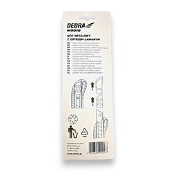DEDRA M9010 NÓŻ DO PAPIERU TAPICERSKI 18MM - 1 szt.