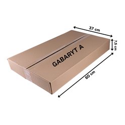 Karton wysyłkowy 600x380x85 (wym. zewn.) 3W 390g gabaryt A+ 25 szt.