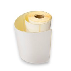 ETYKIETA TERMICZNA BIAŁA 100X150MM PERFORACJA FI 25 1 rolka 300 szt. (CF)