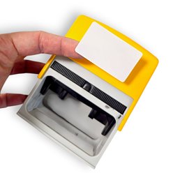 Etykieta termotransferowa biała 30X50 mm FI 76 1800 SZTUK - 1 rolka