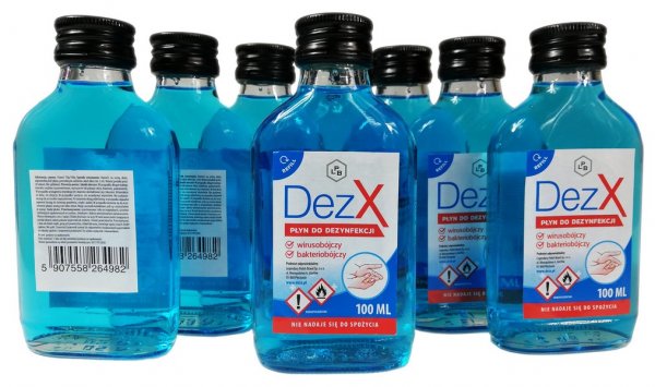 Płyn do dezynfekcji rąk DezX 0,01L.