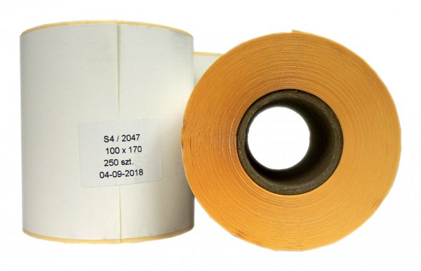 Etykiety termiczne samoprzylepne 100x170mm 250szt.(0092)